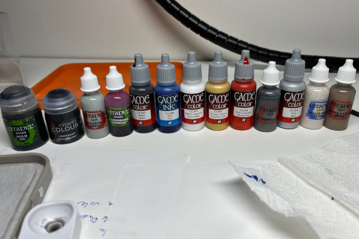 Harrower Geminate: Použité barvy